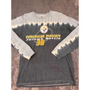 Vintage 2000 Sport Attack Pittsburgh Steelers Jerome Bettis 36 Tie Dye Shirt M